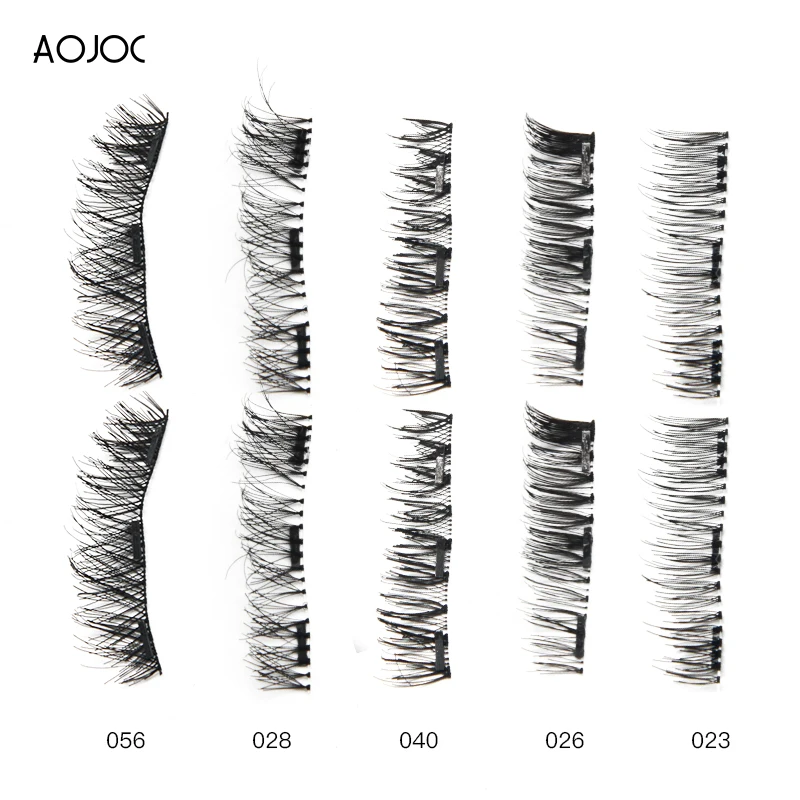 

2Pairs Magnetic Eyelashes Extension Tools Natural False Eyelashes on magnets Reusable 3D Magnetic Fake Eye Lashes Girls Makeup