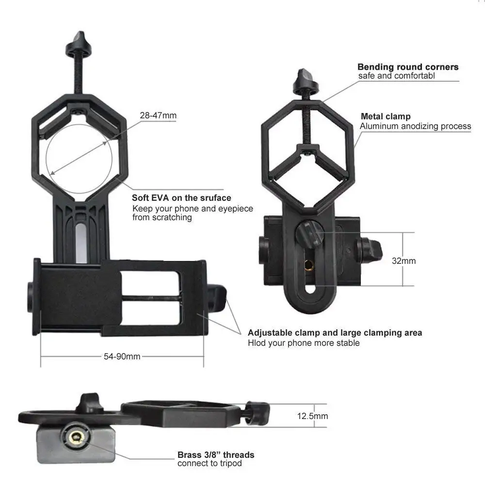 7-SA006 Cellphone Adapter Mount for Scope (2)