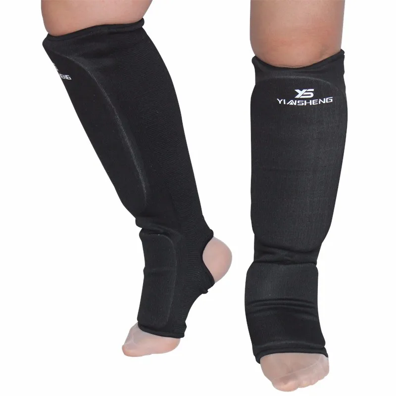 Хлопковые боксерские щитки для голени MMA защита для ступней TKD груша для кикбоксинга муайтай тренировочные защитные протекторы для ног