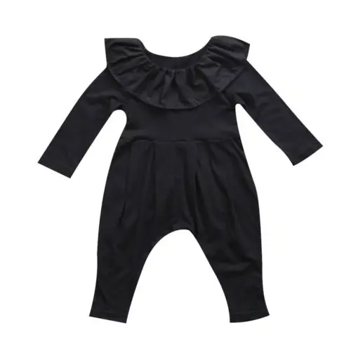 Newborn Children Girl Romper Jumpsuit Harem Pants Sunsuit Outfits Clothes