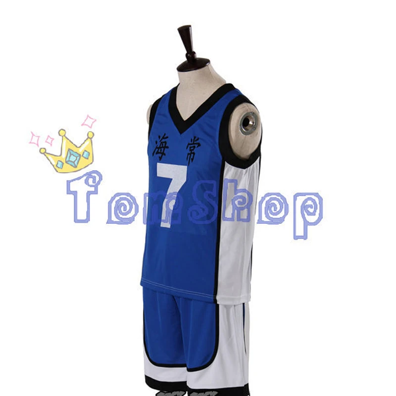 Аниме Баскетбол KUROKO'S Kuroko no Basuke косплей Kaijo школьная #7 кисэ Риза баскетбол Джерси