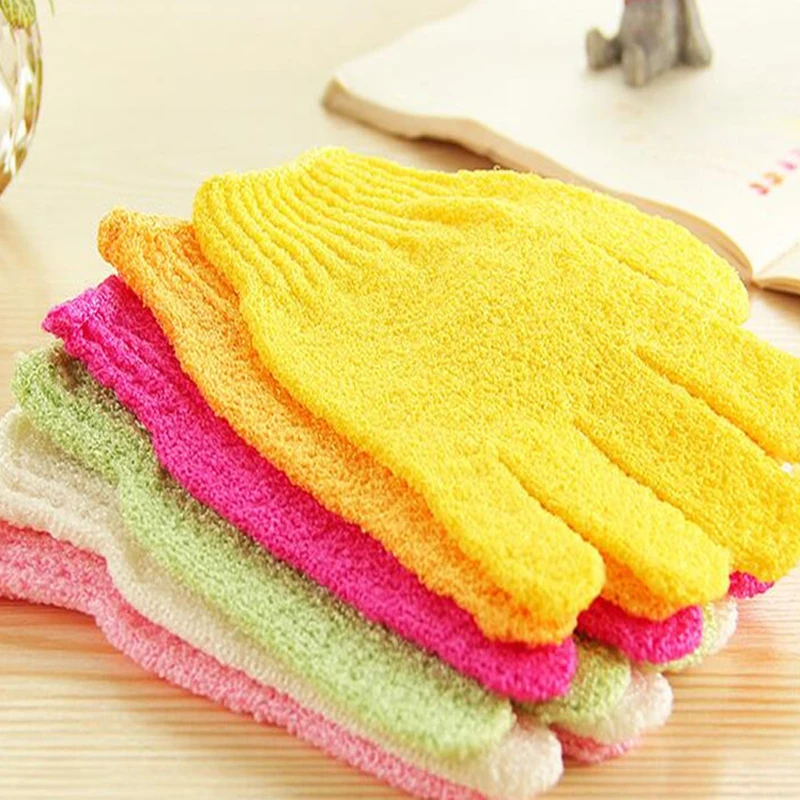Buy 1 Pcs Bath Glove Shower Scrubber Exfoliating Back