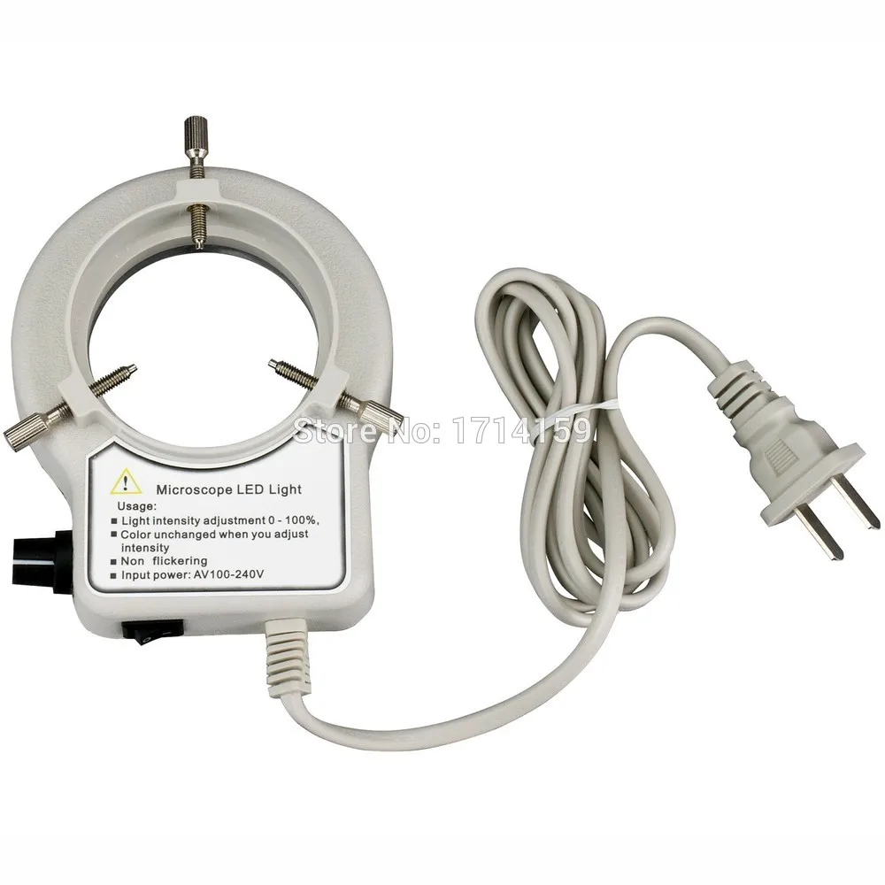 

Saudi Arabia+United Arab Emirates-AmScope 56 LED Reinforced Microscope Ring Light with Dimmer