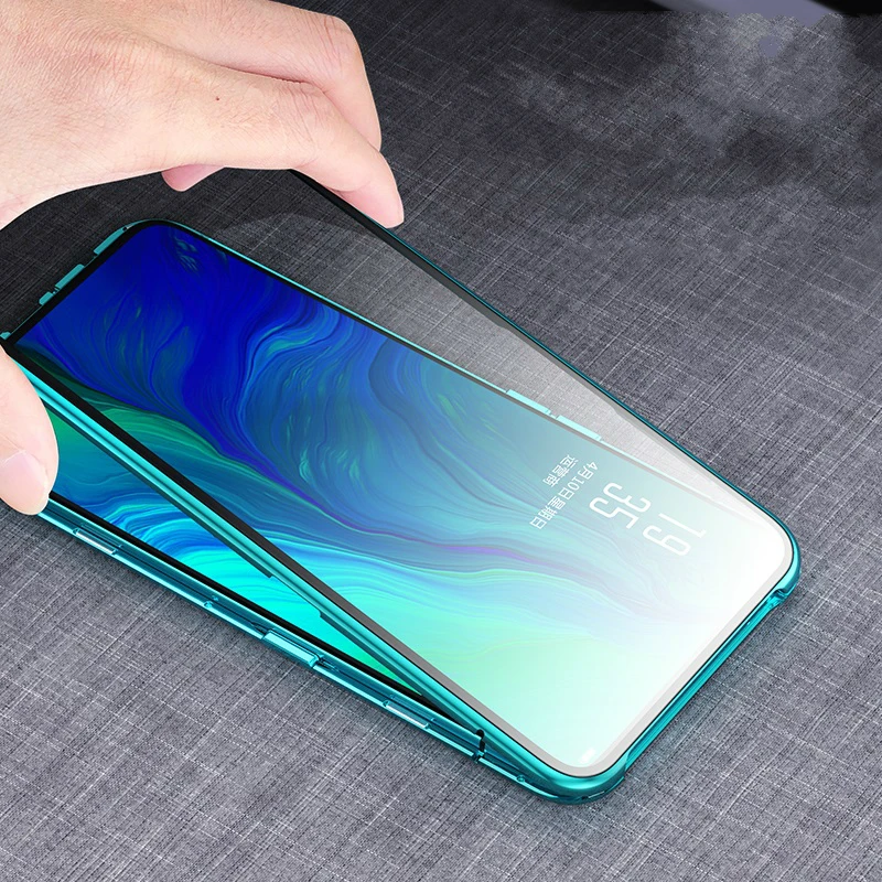 

Front+Back Tempered Glass Case Magnetic Cover case Full Protection for Samsung S9 S8 S10 plus Note 8 9 A3 5 7 9 M30 20 50 60 70