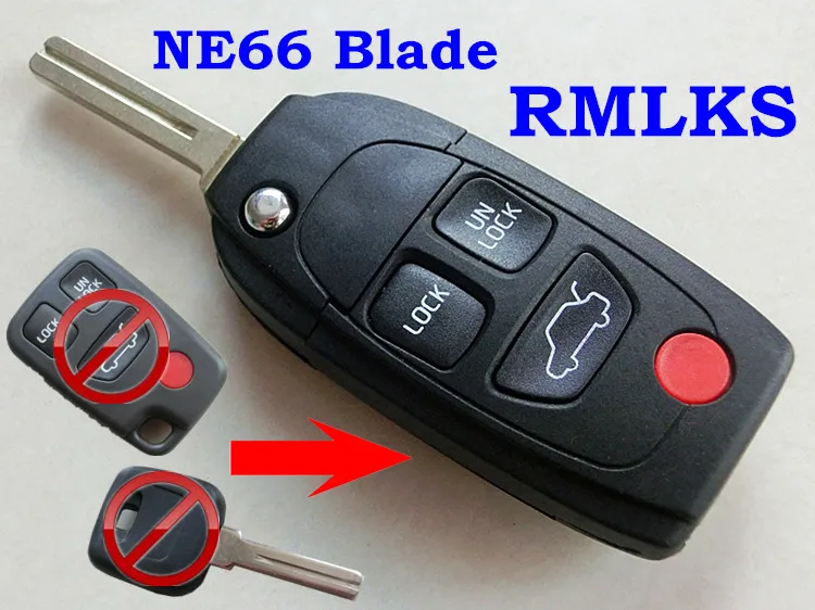 rmlks repalcement remote flip folding key fob case shell fit forrmlks repalcement remote flip folding key fob case shell fit for volvo s40 v40 v70 v90 s60 s70 s80 s90 xc70 xc90 c70 in car key from automobiles
