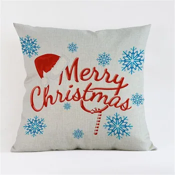 

45cm*45cm Christmas Cushion Throw Square Pillow Decorative Cushion For Sofa Car Chair Seat Cushion Home Christmas Gifts