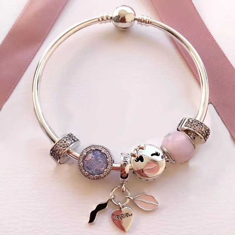 Lovely Make Up Attractive Creative Handmade Good Quality Jewelry 925 Sterling Silver 925 Sterling Silver Bangle цена Lovely Make Up Attractive Creative Handmade Good Quality Jewelry 925 Sterling Silver 925 Sterling Silver Bangle цены онлайн