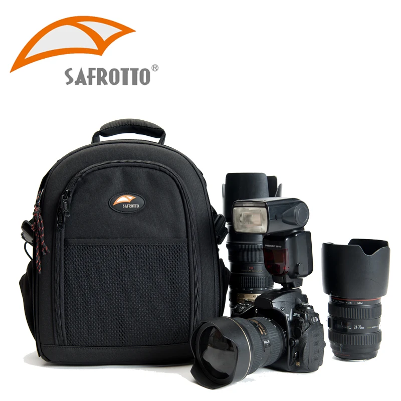 Safrotto Professional Photo Accessories Video Protector Outdoor Bag Black Shockproof Divider Set DSLR Rain Cover Camera Backpack