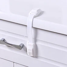 Детский защитный замок для двери шкафа, Многофункциональный длинный уплотненный замок для детей, антизажимные замки для холодильника