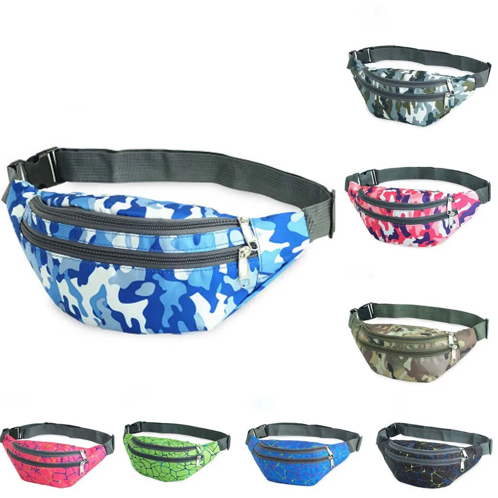 New Waist Pack Bag Men Women Canvas Belt Bag Casual Travel Belt Pouch Female Banana Bag Male Fanny Pack Unisex Hip