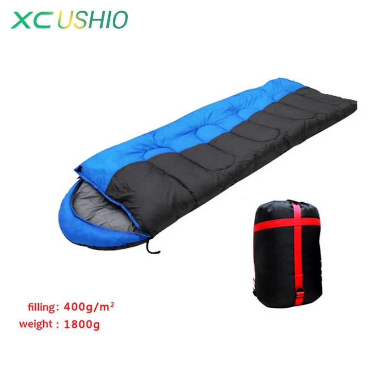 

Thick cotton autumn winter outdoor camping 5 degree temperature cold resistant adult sleeping bag Joinable design free shipping