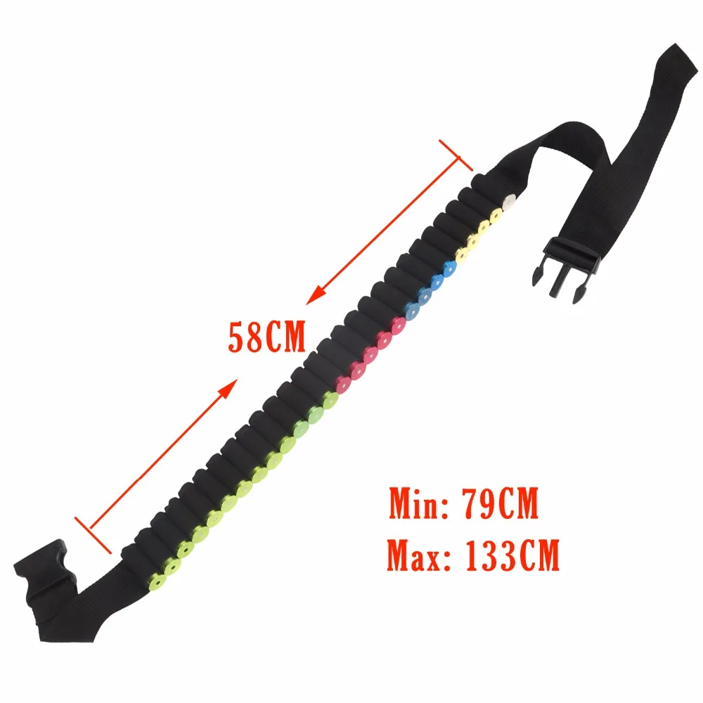 Tourbon охотничий патрон ружье 12/16 калибр патронов ремень стрельба патронов держатель 27 патронов пистолет Аксессуары Регулируемый 79-133 см