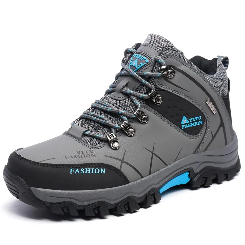 

Men Boots Size 39-47 Designer Mens Shoes Winter Boots Waterproof Men Snow Boots Lace Up Men Ankle Boots Warm Winter Shoes Male