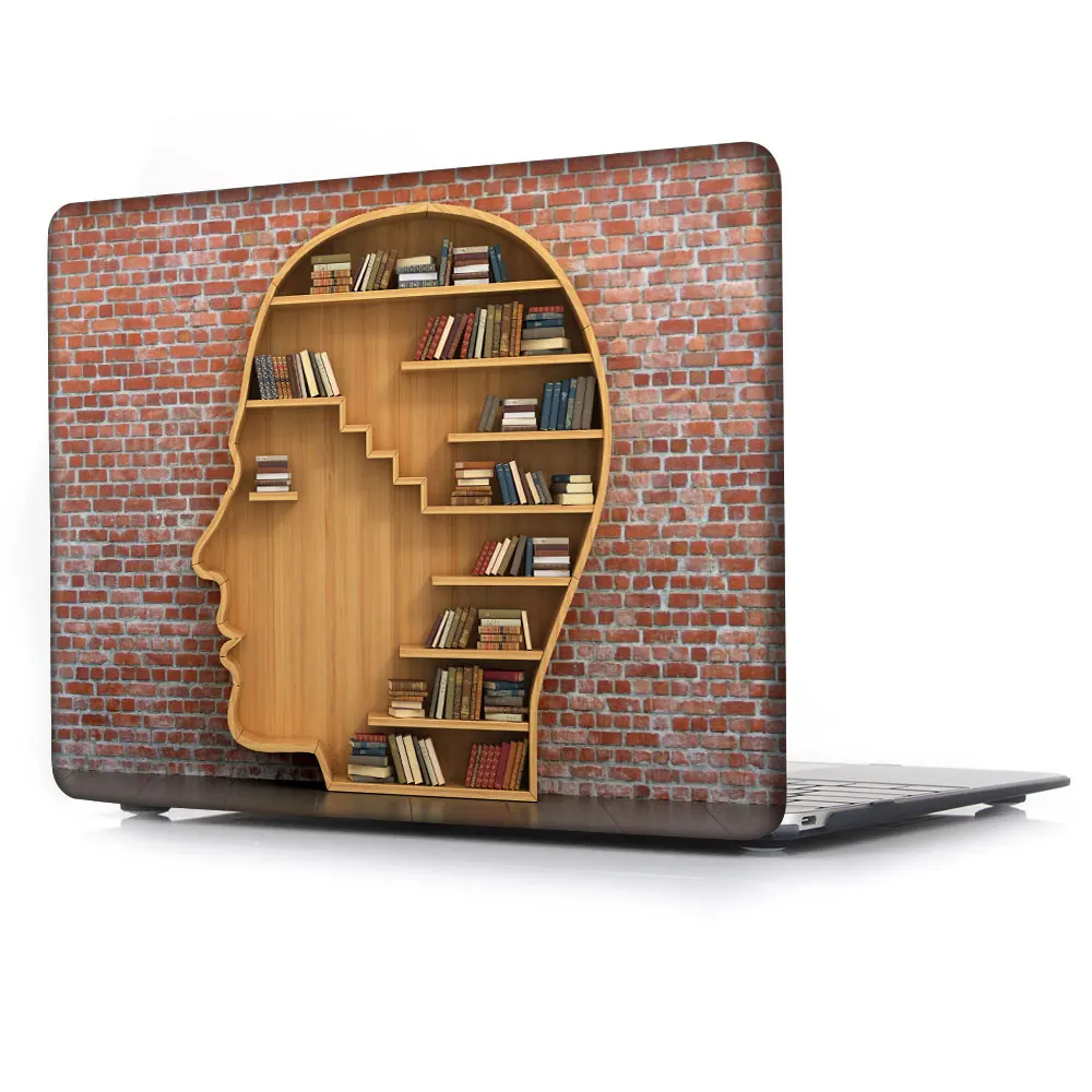 Уникальный чехол в стиле ретро для классной доски книжной полки с принтом Macbook Air