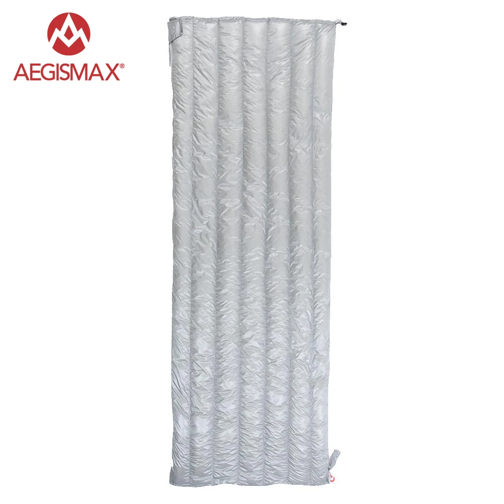Ultraleve tipo Envelope Branco para Baixo Bolsa de Dormir Aegismax Enchimento Ganso Acampamento Caminhadas Primavera & Outono 280g - 308g 4 Cheap Sacos de dormir