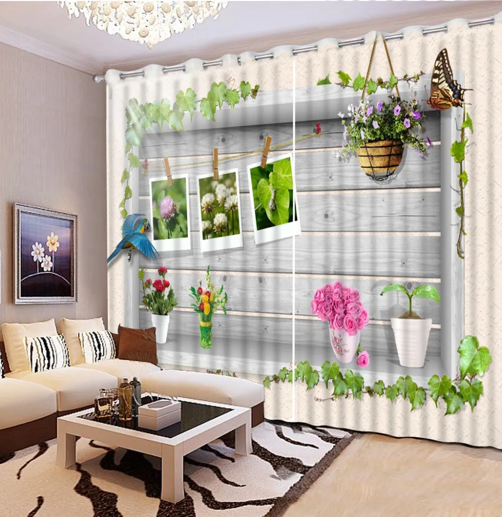 Customize 3D Curtains photo For Living Room Bedroom Blackout European | Дом и сад