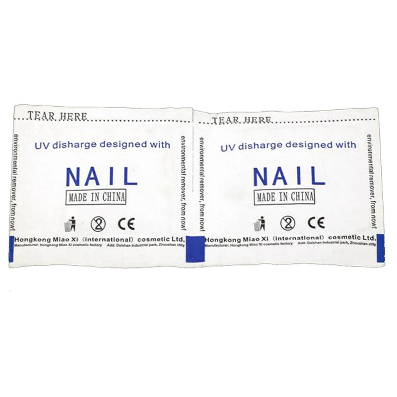 200 шт. одноразовые салфетки для снятия гель лака ногтей|nail remover|plastic removernail polish remover