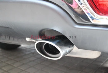

Stainless steel Rear Exhaust Muffler End Tip Tail Pipes Outlet 1pcs For Dodge Journey 7 seats 2012 2013 2014 2015 2016