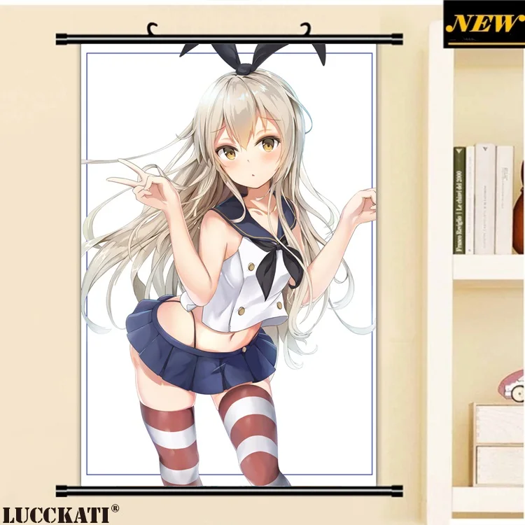 kantai collection HD Print Anime  Wall Poster Scroll Room Decor 