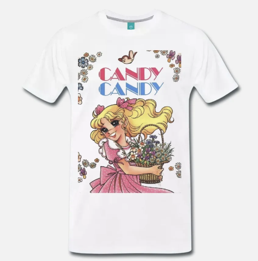 

T-SHIRT CANDY CANDY CARTONE ANIMATO ANNI 80 - 2 - S-M-L-XL-2XL-3XL