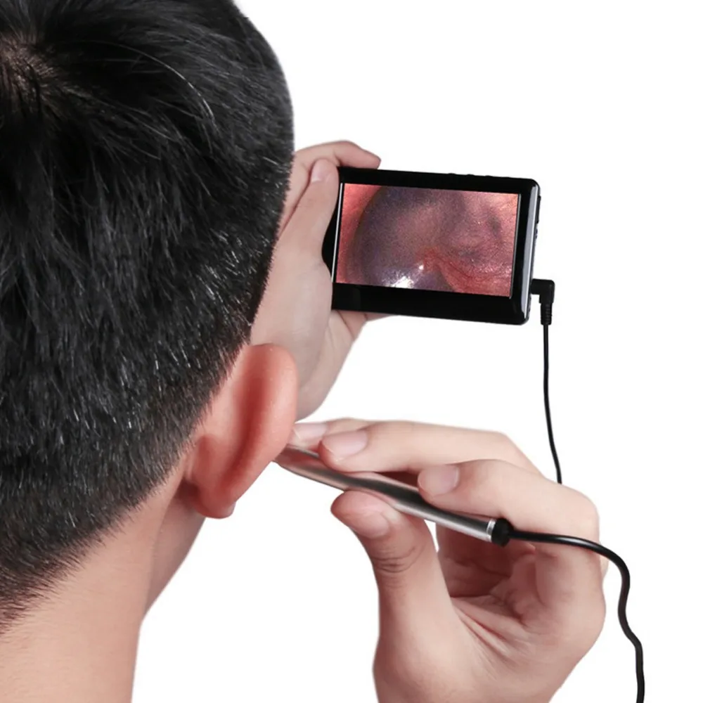 

Ear Cleaning Endoscope USB HD Visual Ear Spoon 3.9mm Mini Camera Ear pick Otoscope Borescope Tool Health Care #288351