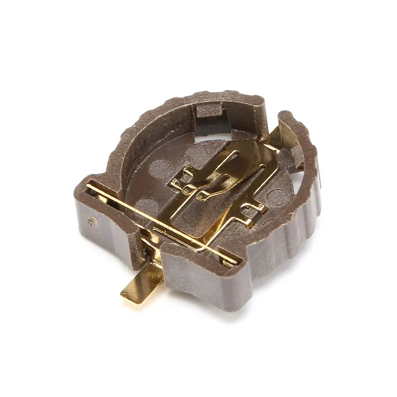 20pcsLOT CR1220 button battery holder 3V button battery holder SMD package plating temperature (1)