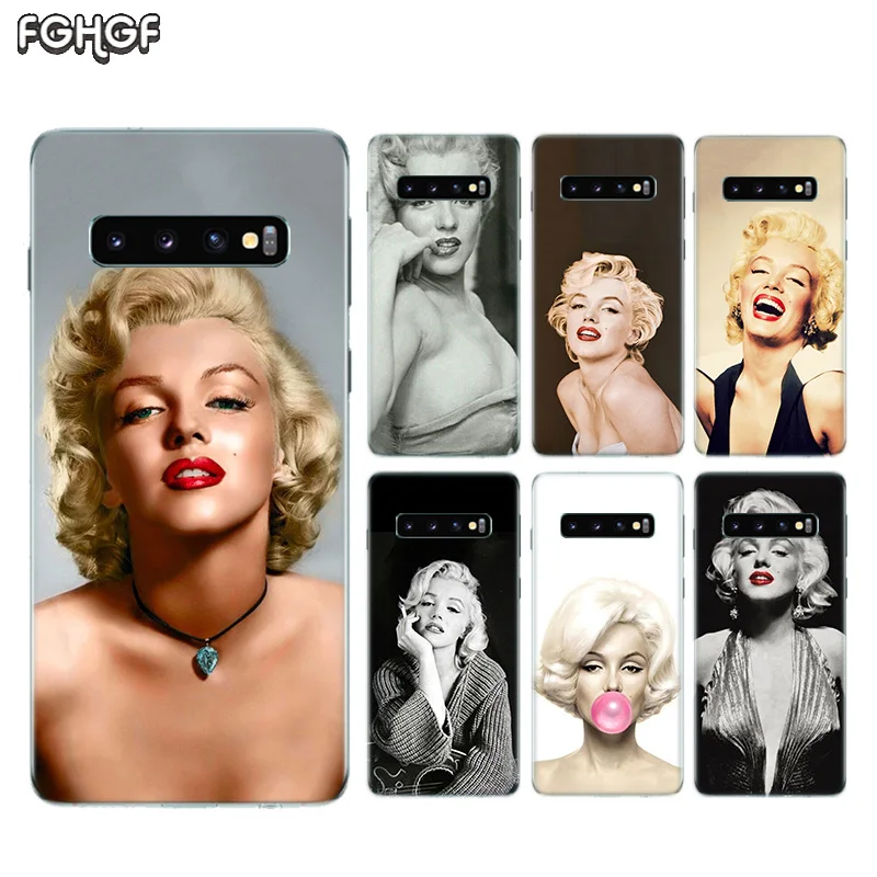 

Marilyn Monroe Soft TPU Case For Samsung Galaxy S10 Plus S10E A70 A50 A30 M40 M30 M20 A60 A40 A20 A10 M10 A20E A80 Cover