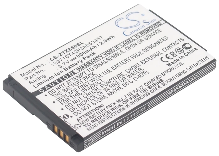 Высококачественная батарея Cameron Sino для 3 Skype S2x DELL XCD28 T-Mobile E110 Zest Vodafone 255 VF255 |