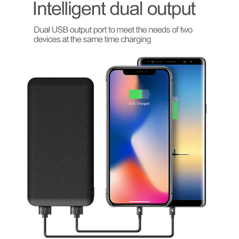 Rock power Bank для Xiaomi Mi 10000 мАч Usb type C c портативное Внешнее зарядное устройство Быстрая