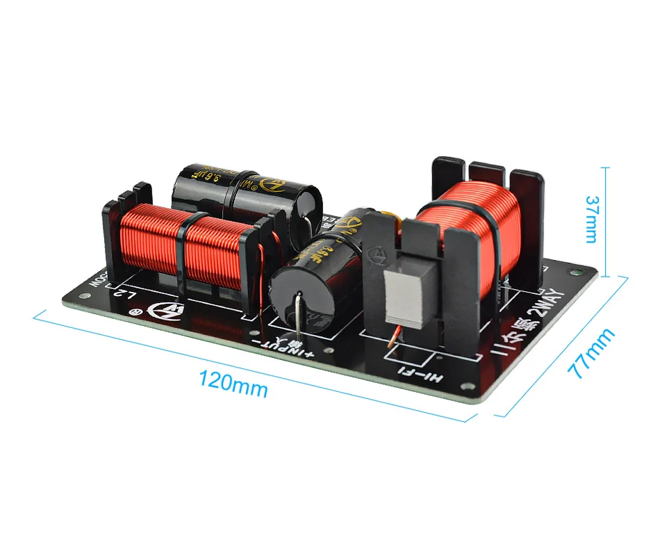 AIYIMA 2 шт 350 Вт 2 способа кроссовер аудио Плата твитер бас динамик делитель частоты 2 блока для 4-8ом DIY динамик фильтр 2800 Гц