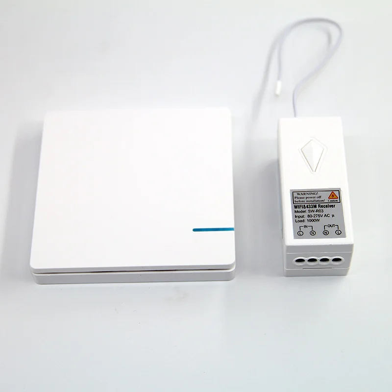 

Remote WIFI Control 110V Control Wireless Lamp Switch Wall Light Home Switch Waterproof Switch RF 220V LED Smart APP Bulbs Fan