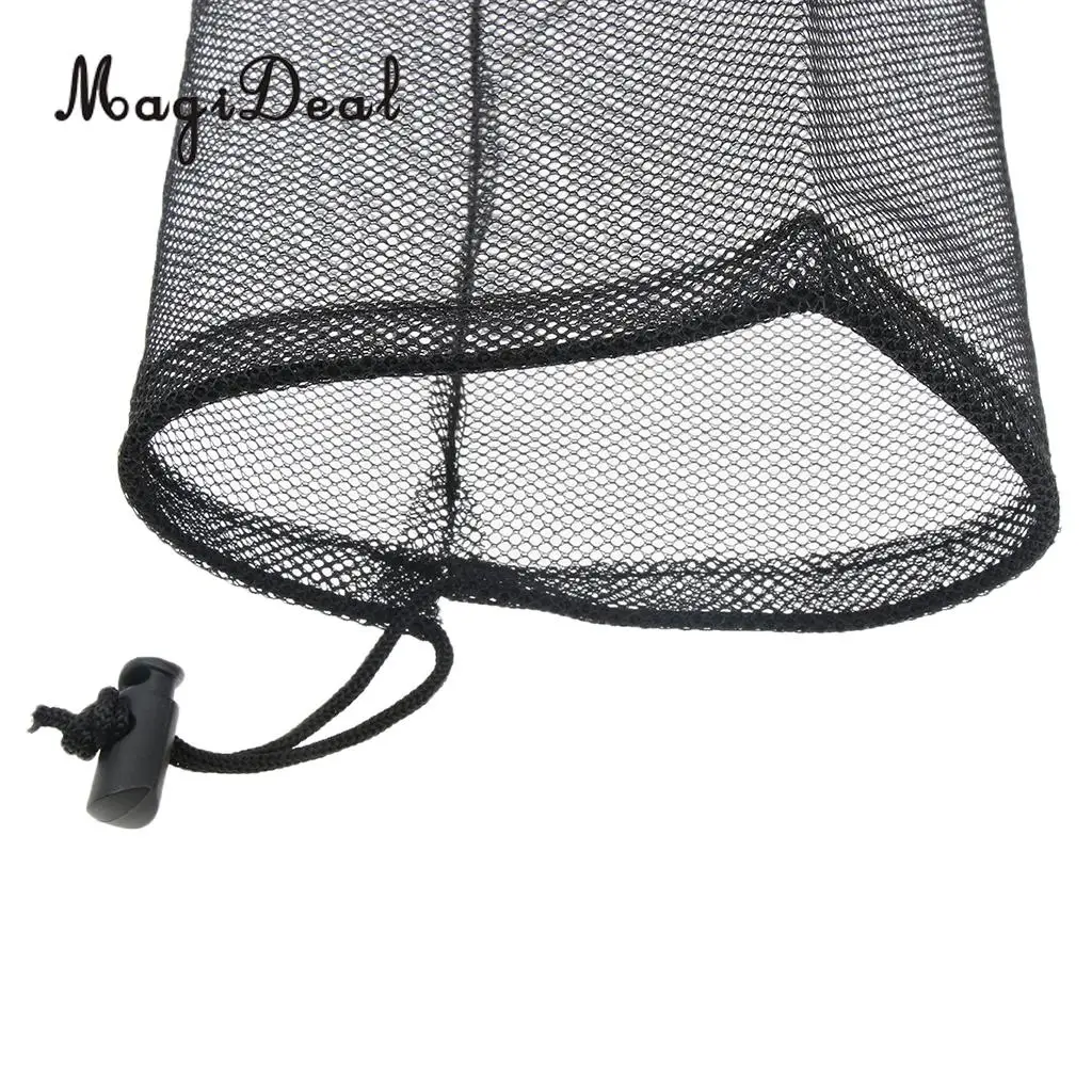 Polyester Mesh Bag, Drawstring Pouch, Lightweight Portable Stuff Sack for Laundry, Gym Clothes, Swimming, Camping, Hiking