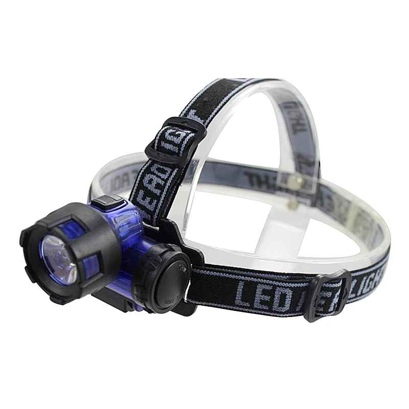 Ultra-light 3W Headlamp 3AAA Battery Powerful Head Lamp Light Waterproof Flashlight Torch Headlight for Hunting Fishing Camping (8)