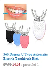 Электрическая зубная щетка Ультра звуковая вибрация отбеливание зубов мягкая DuPont отображение бриститов 5 режимов умный таймер
