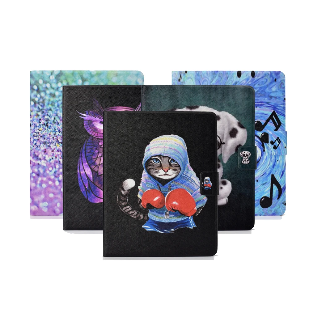 For Huawei MediaPad T3 10.0 Case Fashion Cartoon PU Leather Flip Smart Tablet Stand Card Slot | Компьютеры и офис