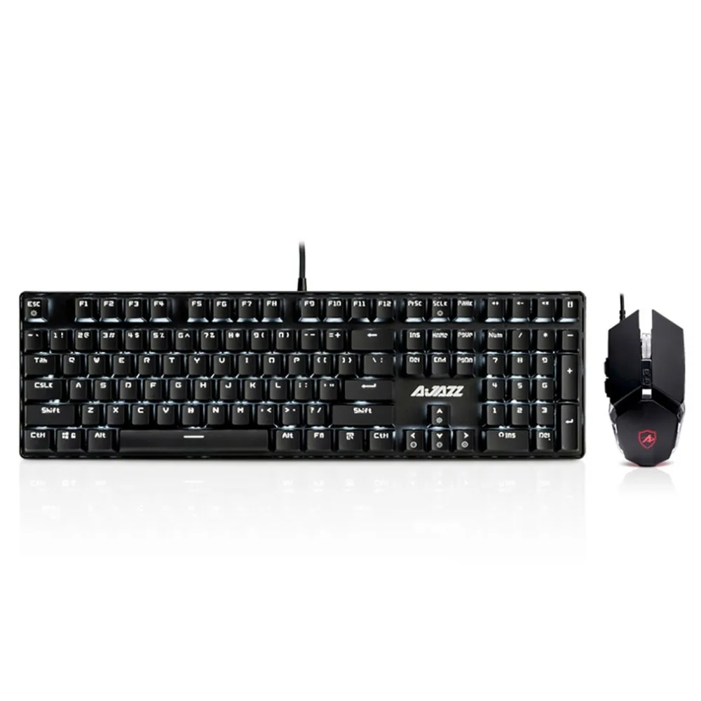 

Mechanical Tyrannosaurus Gaming Mechanical Keyboard And Mouse Kit Set 108 Keys For Laptop PC Computer High Quality