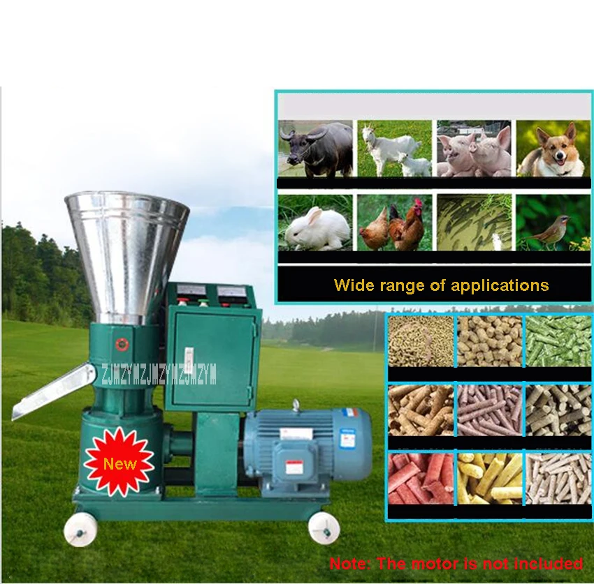 KL200 маленькая многофункциональная машина для подачи гранул бытовой гранулятор корма для животных машина для производства гранул 380V 200-300kg