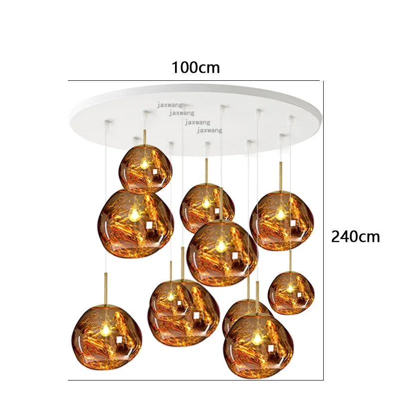 Светодиодный светильник современный подвесной потолочный светильник расплава Лава подвесные лампы спальня люстра освещение подвесные лампы свет fixure - Цвет корпуса: T