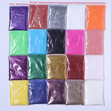 5 г порошок для ногтей мерцающий блеск для ногтей художественные украшения сделай сам Красный Серебряный Золотой УФ гель лак для ногтей пигментная пыль
