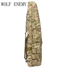 Тактический 100 см Широкий чехол для переноски винтовка пистолет пена темная земля сумка с Слинг скольжения 4 цвета