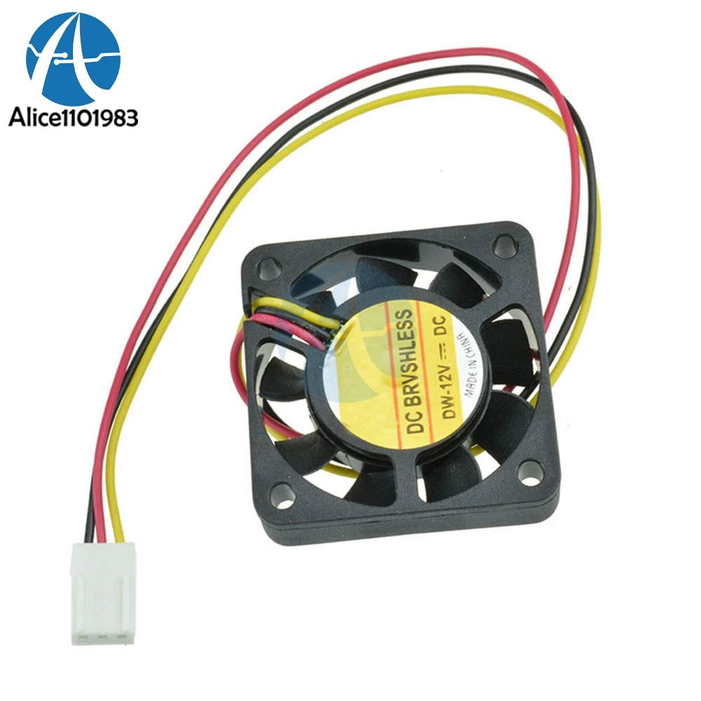 

3 Pin 3pin 4cm Computer CPU Heat Sink Cooler Cooling Fan PC 4cm 40x40x10mm DC 12V