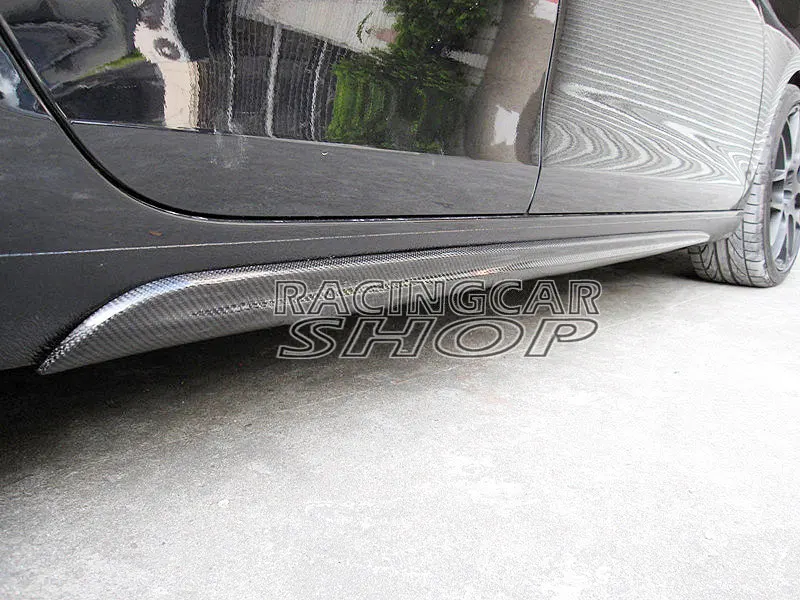 GTI STYEL REAL CARBON FIBER SIDE SKIRTS BODY KITS FOR VW VOLKSWAGEN GOLF 6 VI MK6 & GTI 08-12