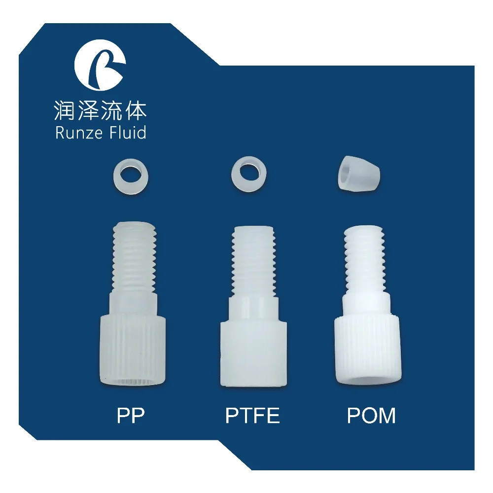 PP PTFE POM M6 Scew наконечники соединение