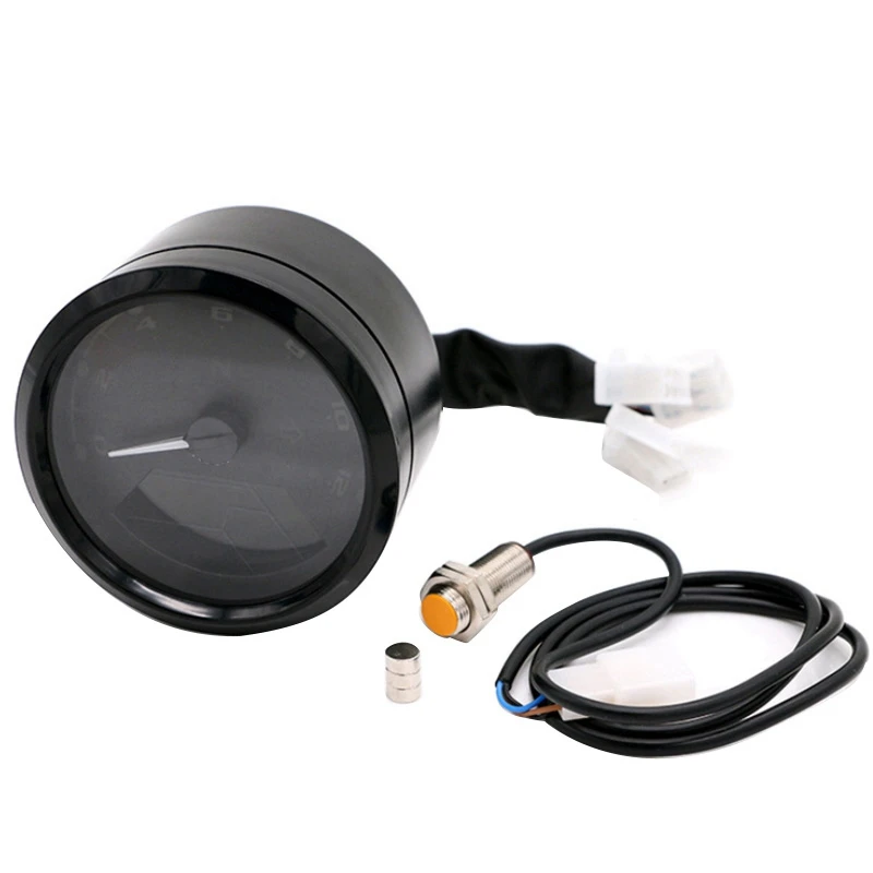 

Motorcycle Meter Lcd Digital Indicator Tachometer Odometer Speedometer Oil Meter Multifunction With Night Dial