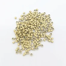 2000 шт 4,5 мм микро Алюминиевые кольца с винтом/звеньями бусины/черный D-коричневый L-коричневый D-блонд обёрн