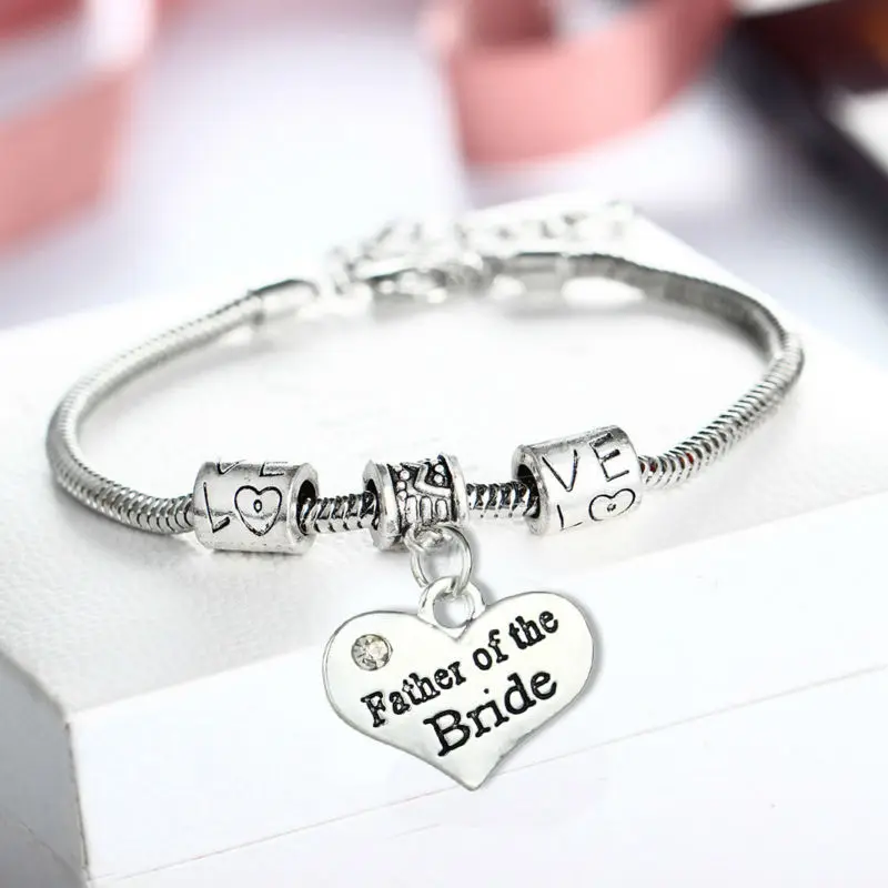 Браслет с подвесками в виде сердца для семьи мамы папы сестры|family flag|family springjewelry