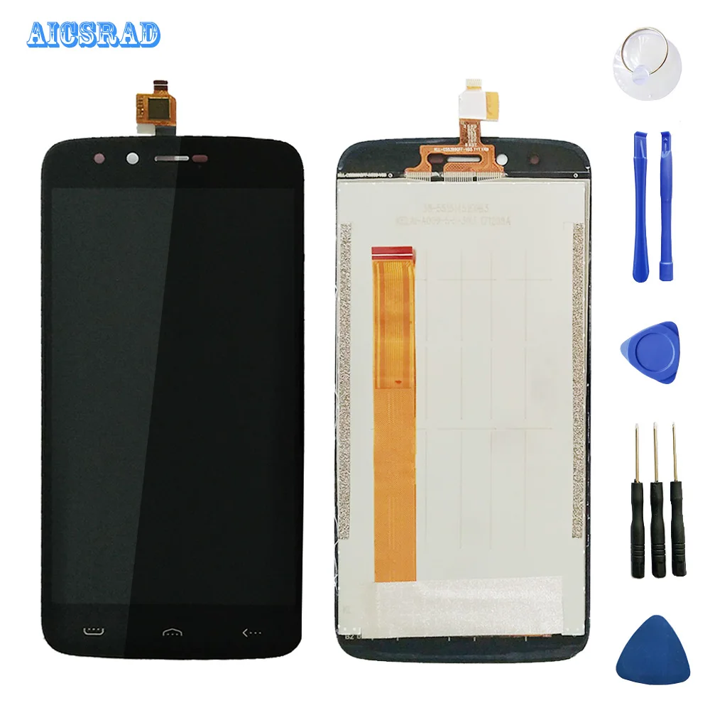 

For Homtom HT50 LCD Display+Touch Screen 5.5 '' Assembly Repair Parts+Tools And Adhesive HT 50 original Mobile Phone