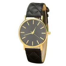 Durable Hot!!! 2015 Fashion erkek kol saati Ladies Watch watch women Belt Diagonal Relogio masculino Checkered Quartz Watch