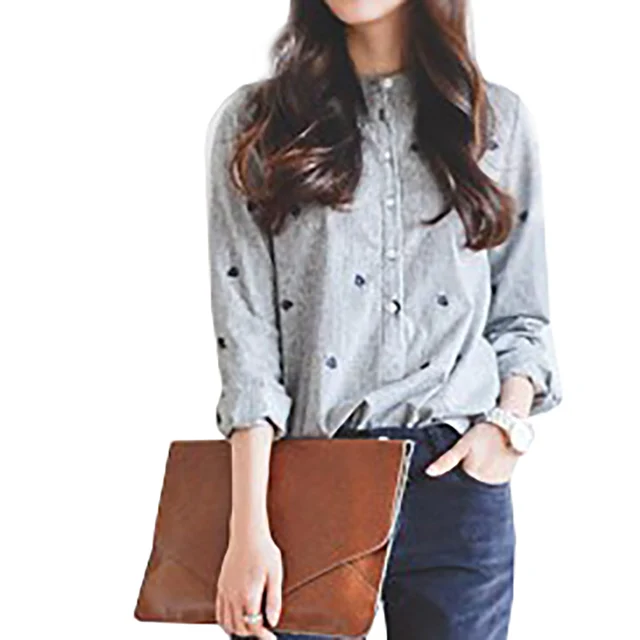 Aliexpresscom  buy ladies leaves embroidery summer autumn long sleeve Aliexpresscom  buy ladies leaves embroidery summer autumn long sleeve