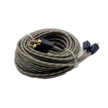 

Audio cable power cable speaker wire RCA to RCA 1pcs 5m pure copper cable car audio amplifier sets